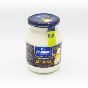 Söbbeke Joghurt Zitrone 500g-Glas