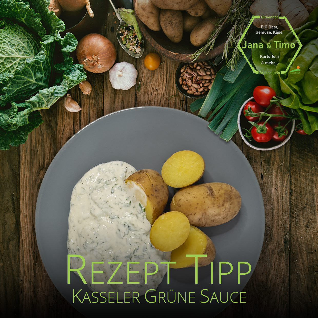 You are currently viewing Rezept Tipp: Kasseler Grüne Sauce | vegetarisch
