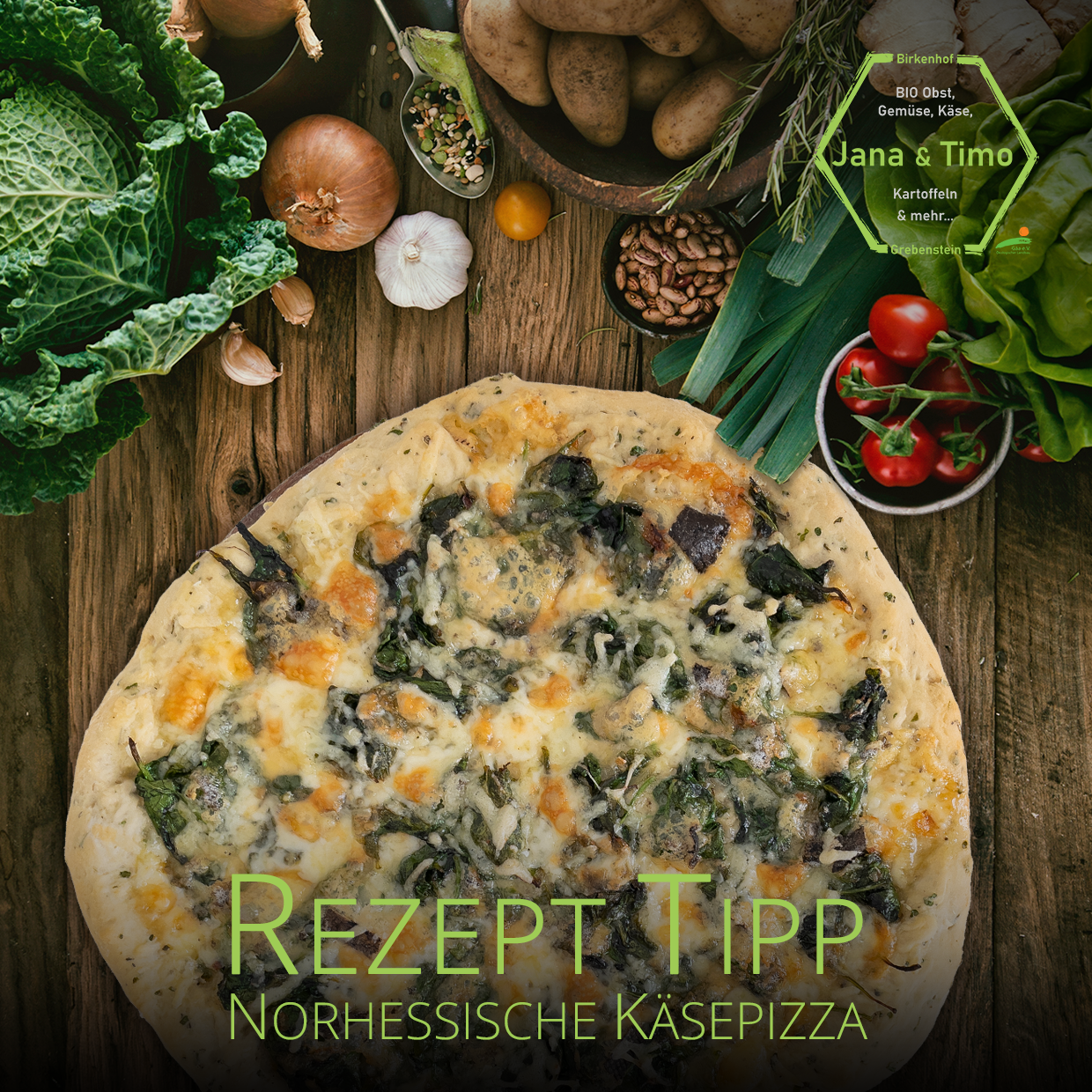 You are currently viewing Rezept Tipp: Nordhessische Käsepizza | vegetarisch – auf Wunsch