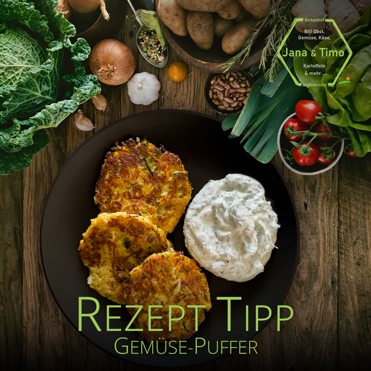 You are currently viewing Rezept Tipp: Gemüse-Puffer | vegetarisch